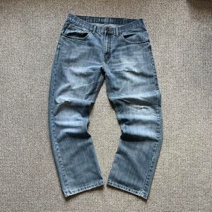 Lee Dungaree Demin Jeans - Relaxed Boot Fit, light wash, distressed